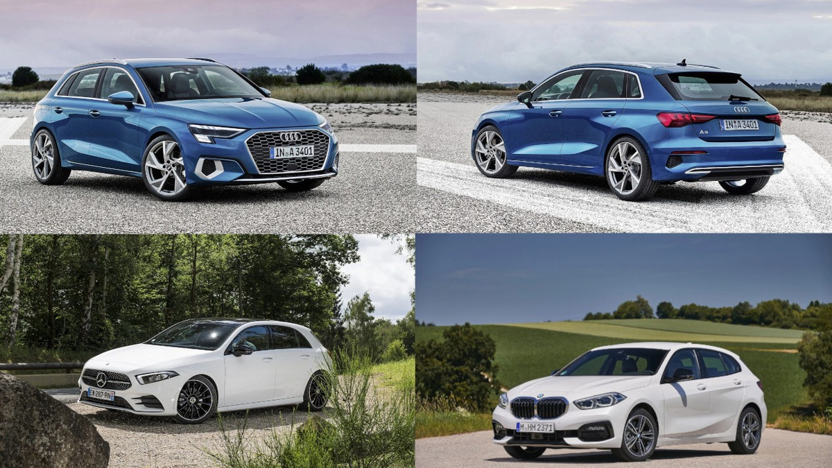 Comparatif de la nouvelle Audi A3 avec les BMW Série 1 et Mercedes