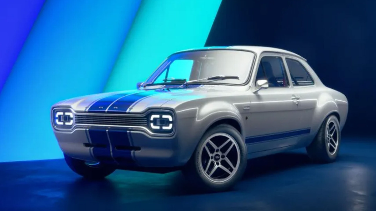 Voiture Miniature SOLIDO Ford Escort - Référence 45 (1975) Avec Boîte D'origine - Très Bon état