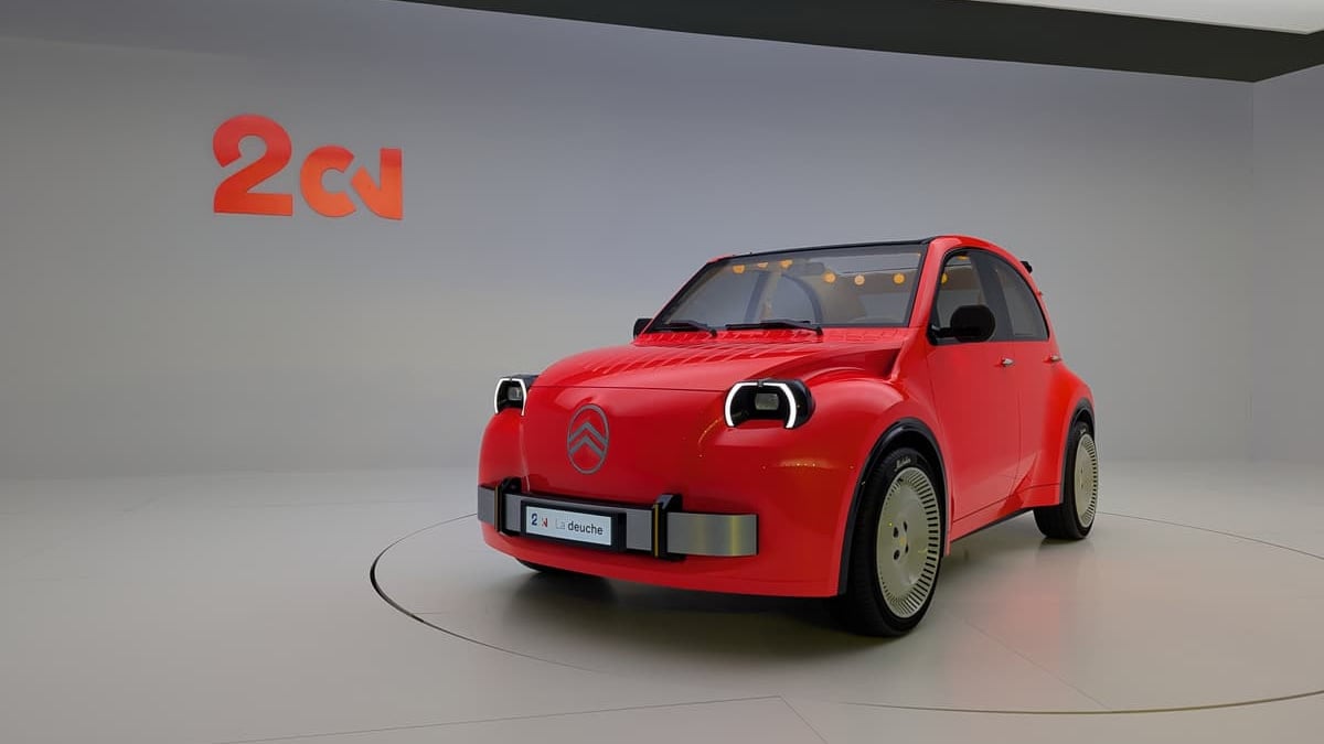 Nouvelle Citroën 2CV concept : on a complètement craqué sur la star du Mondial de Paris 2026