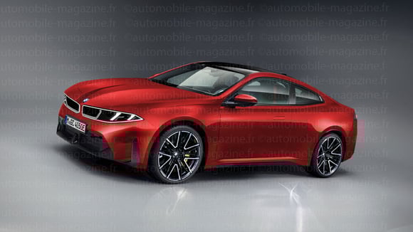 Aquí tenéis nuestra ilustración exclusiva del próximo BMW i4, el coupé totalmente eléctrico de la marca con sede en Múnich. © Didier RIC