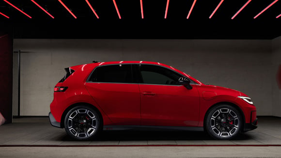 The Volkswagen ID.Polo GTI sits on 19-inch wheels. Â©Volkswagen
