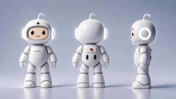 Chery concurrence BYD partout, même du côté des robots humanoïdes avec sa filiale Aimoga et son Mobo. © Aimoga