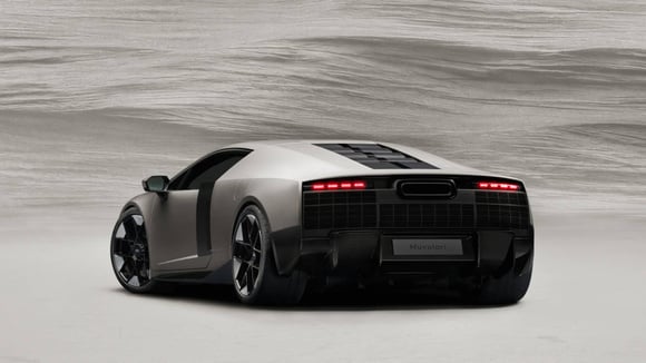 La nouvelle Audi Nuvolari rappelle des Lamborghini à l'arrière. © Audi