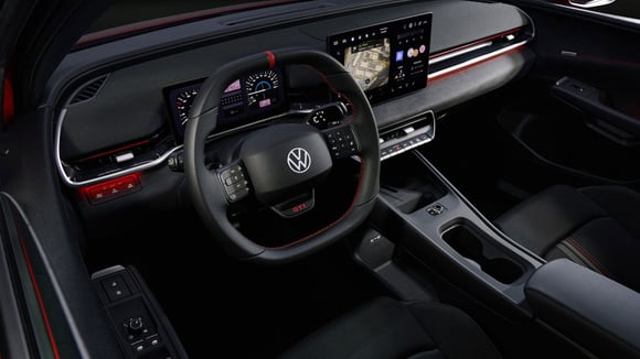 The Volkswagen ID.Polo GTI adopts sporting codes on board. Â©Volkswagen