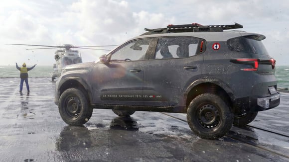 Le showcar Citroën C3 Aircross célébrant les 400 ans de la Marine Nationale. © Citroen
