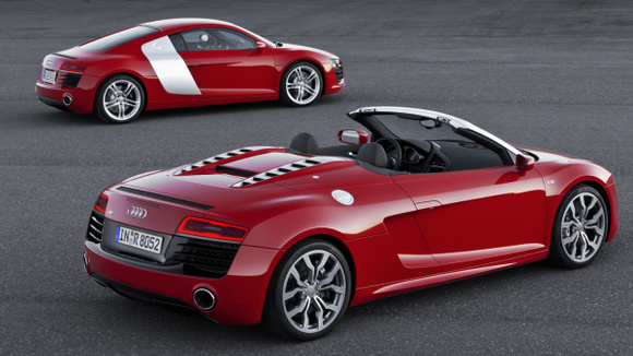 La première R8 et sa version Spyder. © Audi