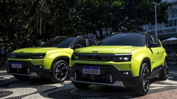Voici le museau du Jeep Avenger restylé, il a été présenté au Brésil © Jeep